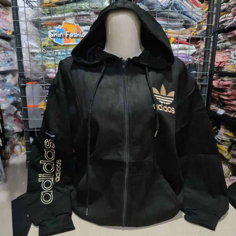 Jaket Suede Import Wanita Fashion XL Besar-Didashitam