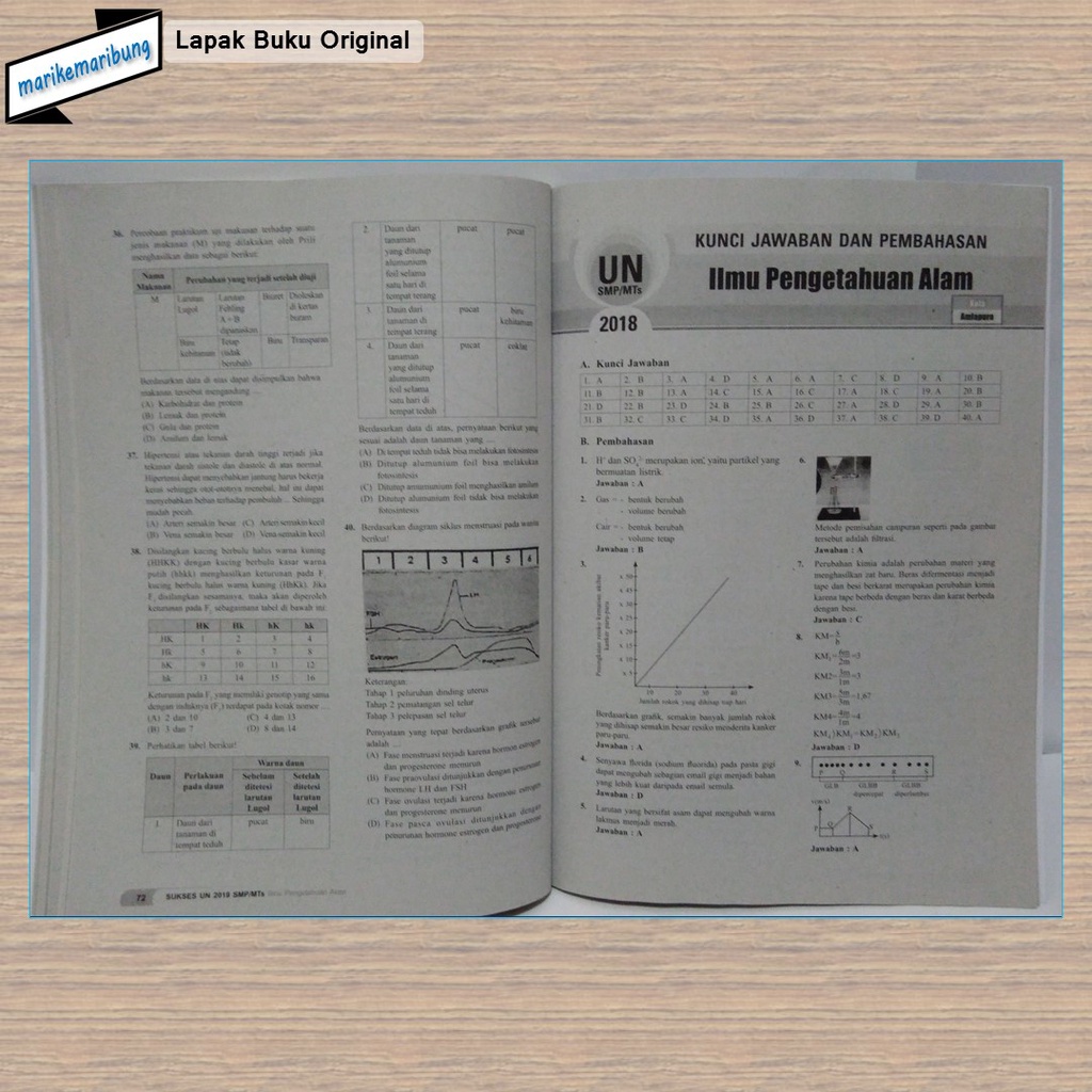 Buku Kumpulan Soal UN IPA SMP 2019-3