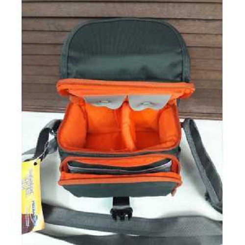 MediatechTas kamera murah  MCB SLR Camera Bag 06 - Abu-abu Oranye Ukuran : 18 X 13 x 13 Cm - 43007