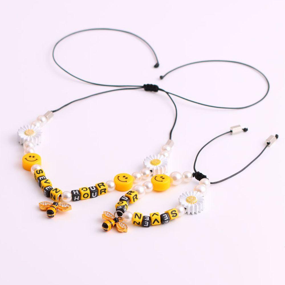 [Elegan] Gelang Pria Kepribadian Unik Wanita Mutiara Desain Fashion Street Wear Korea Style Jewelry