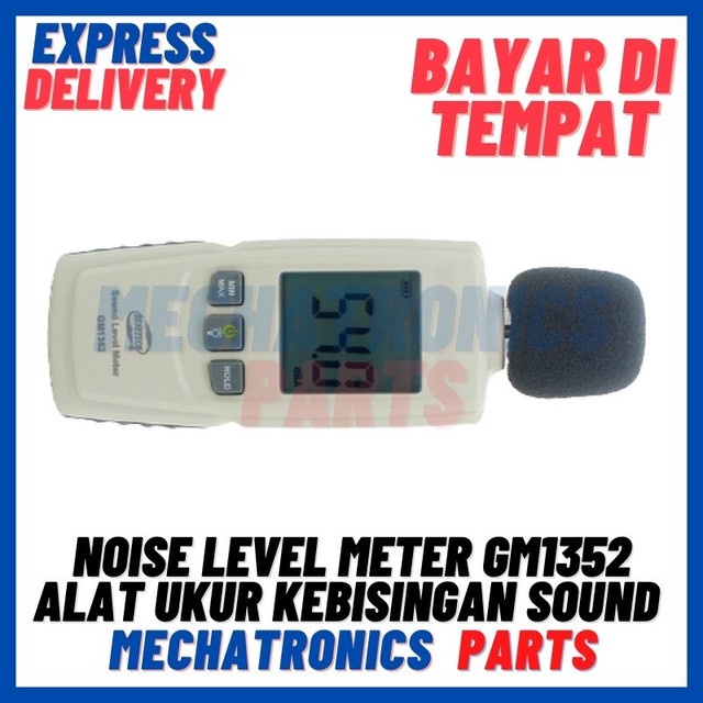 [MET-9018] NOISE LEVEL METER GM1352 ALAT UKUR KEBISINGAN SOUND DECIBEL DB DESIBEL