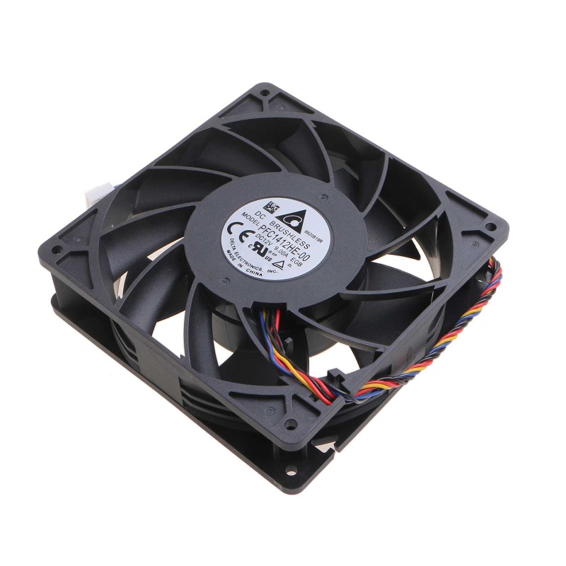 Bt 7500rpm PFC1412HE-00 12V 9A 14038 14cm 6-kabel PWM Server Fan Blower Udara 395g