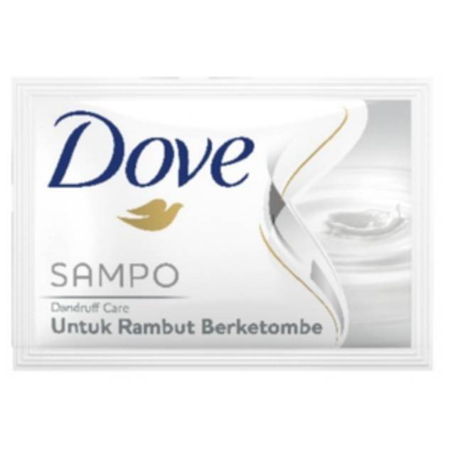 Dove shampo sachet untuk rambut rontok, berketombe, rusak
