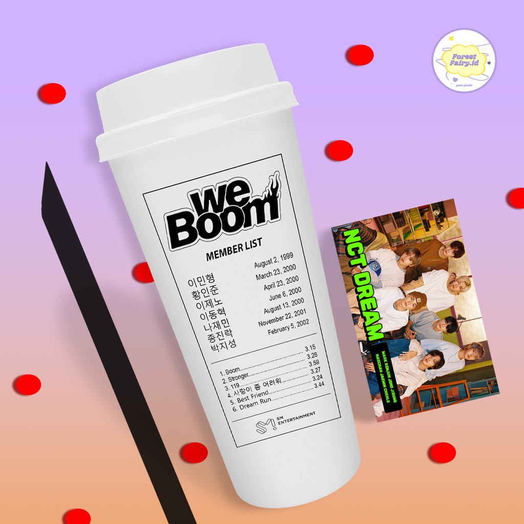 [ REUSEABLE CUP ] NCT DREAM WE BOOM