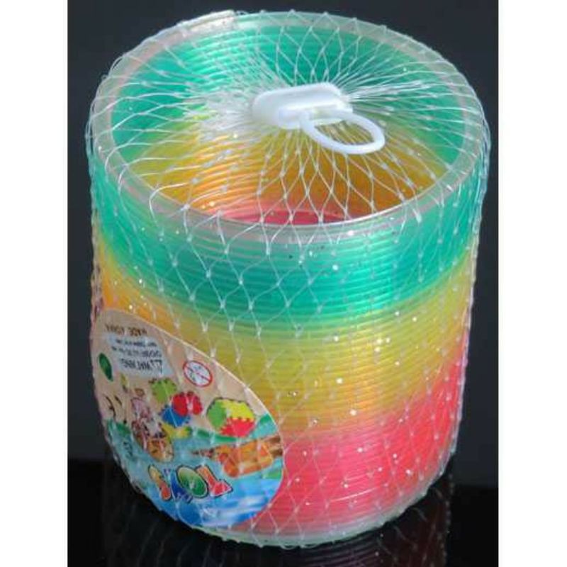 Mainan Anak Anak Murah Qixing Toys Slinky Spring Rainbow