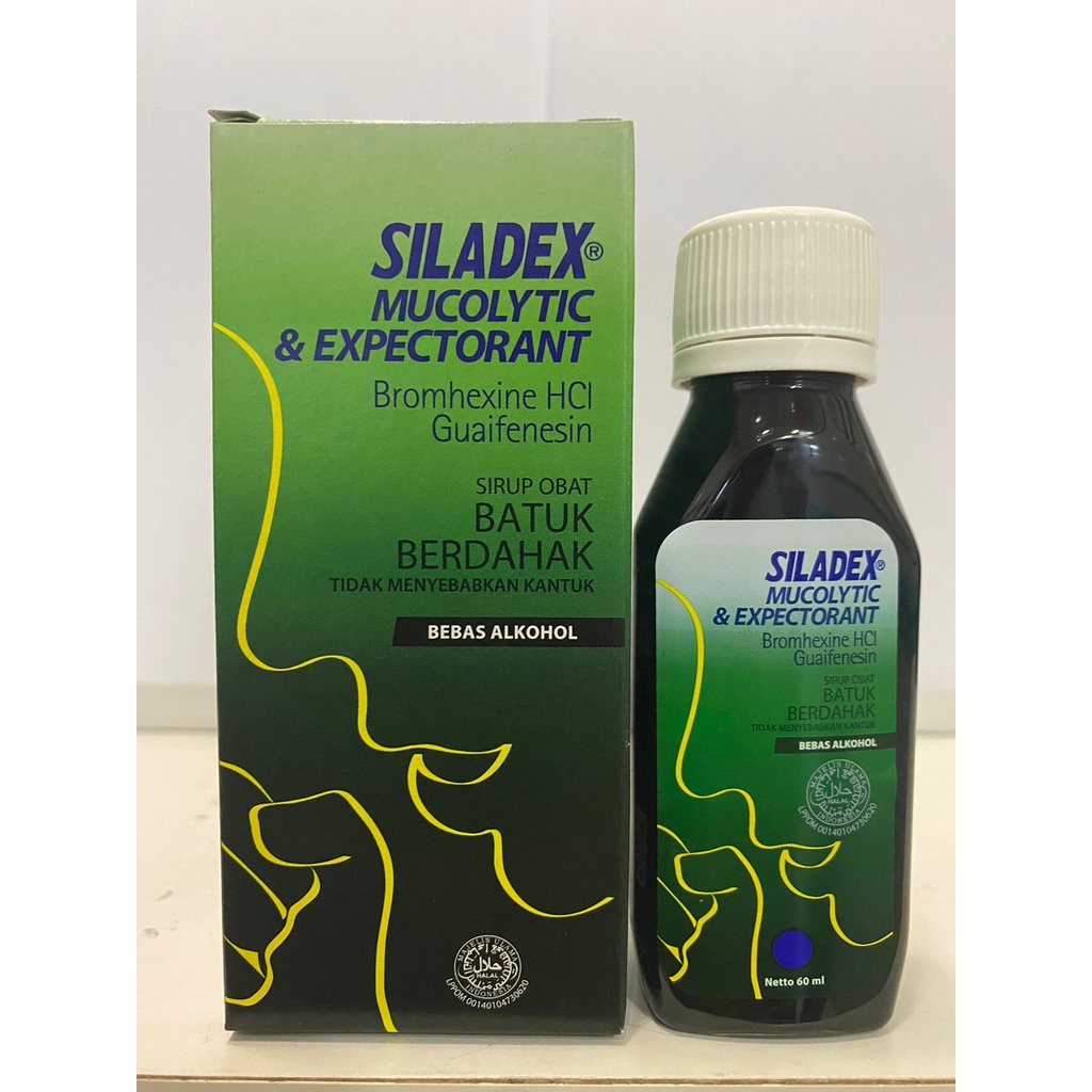 Siladex Mucolytic &amp; Expectoran Syrup 60ml / Siladex Batuk Berdahak