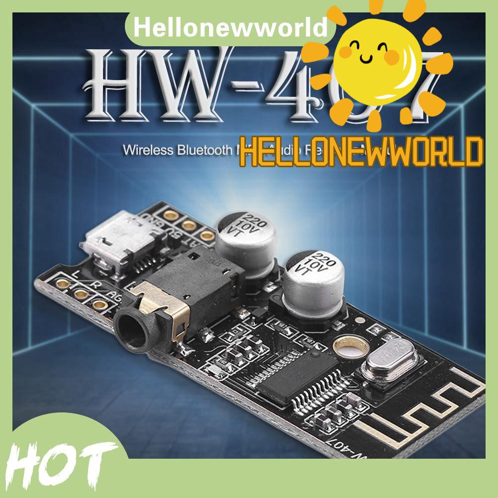 HW-407 Wireless Bluetooth 4.2 Stereo Audio Receiver Module Power Amplifier Board