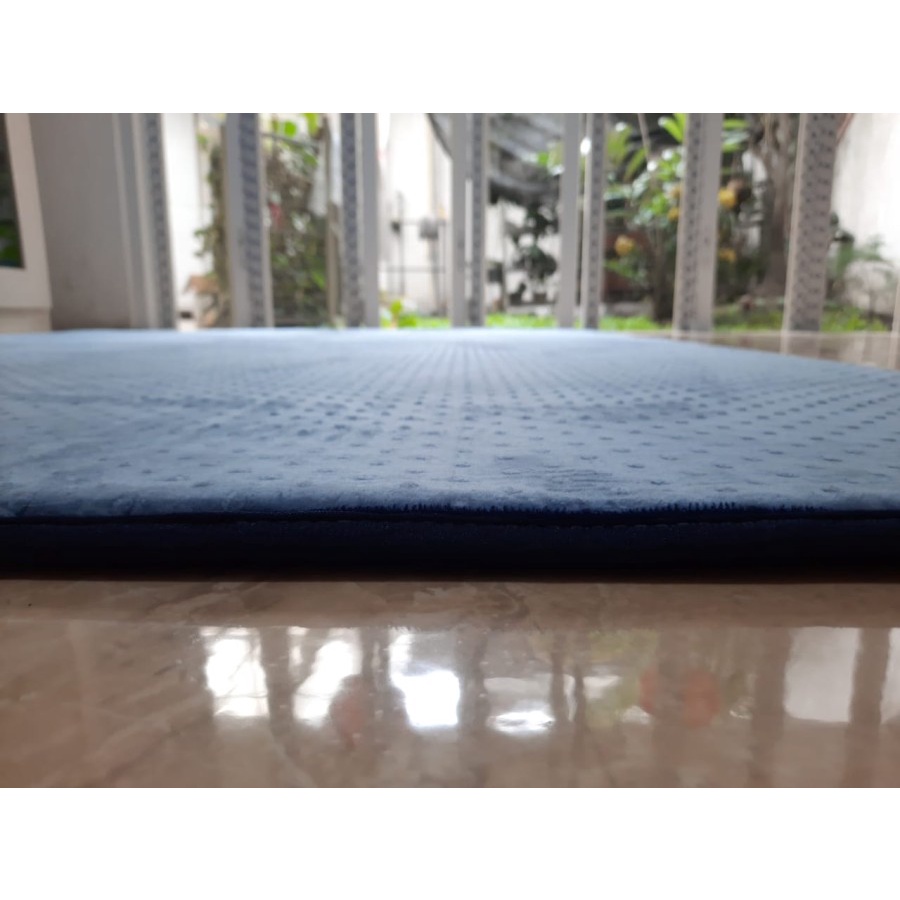 Karpet Busa FONIX Malaysia Bulu Super Lembut Anti Slip 150 x 190 Minimalis F113, Rasfur Korea-2