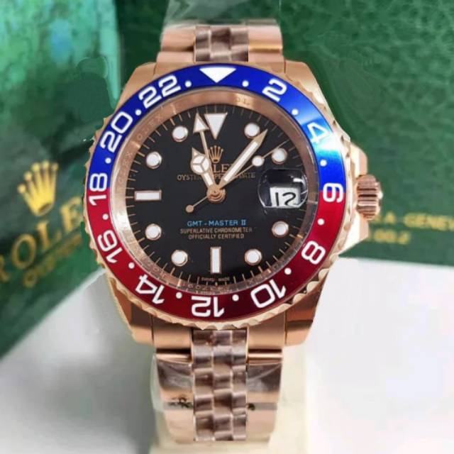 Rolex Gmt Master ll Pepsi Rosegold Premium