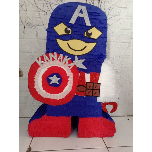 Pinata Captain america lego