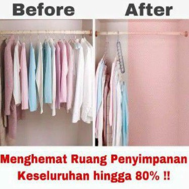 Gantungan baju multifungsi magic hanger 9 in 1 wonder hangergood  god