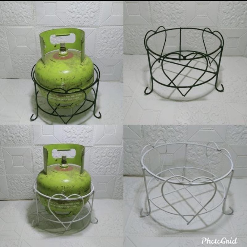 RAK TABUNG GAS ELPIJI 3KG / RAK BUNGA STANDING BESI + EXTRA BUBBLE WRAP