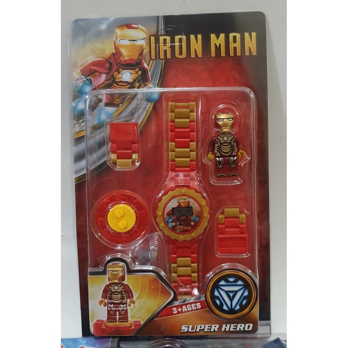 LEGO WATCH IRON MAN / JAM TANGAN ANAK DIGITAL KARAKTER COWOK