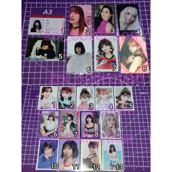 Photocard Momo Twice PC Momo Photocard Twice