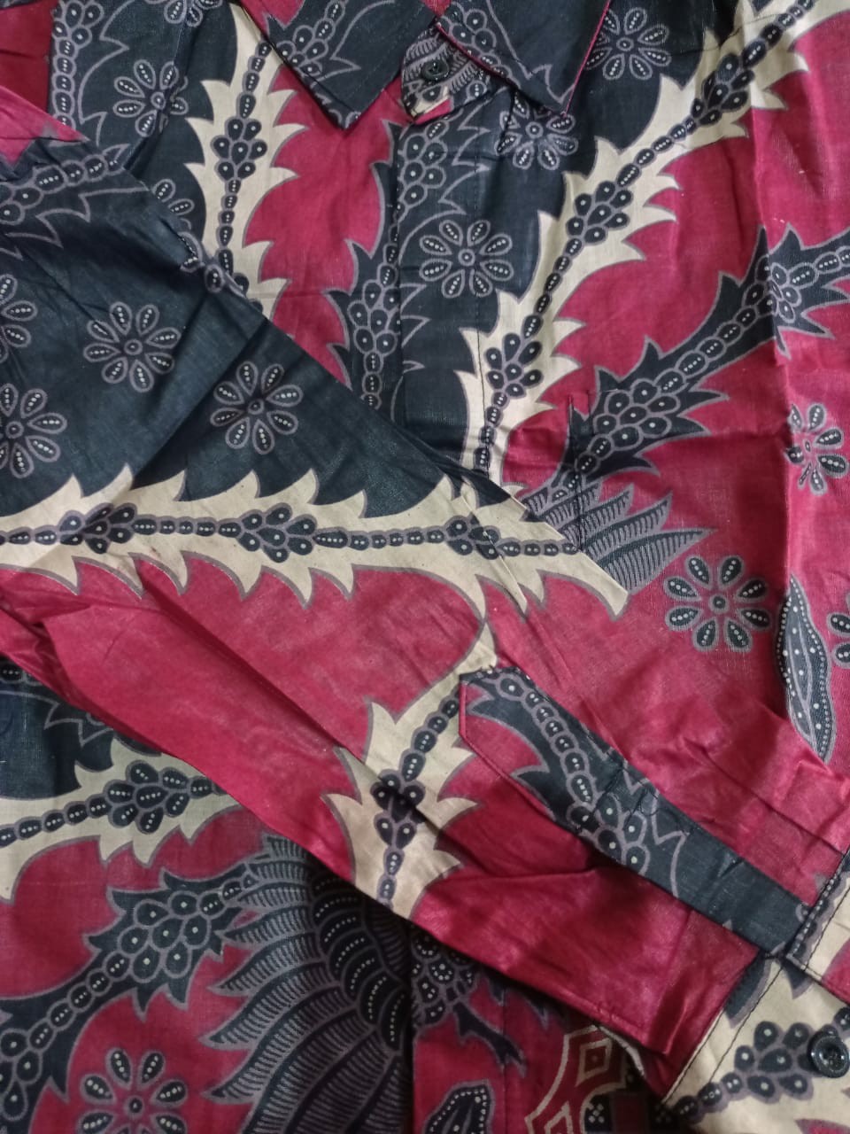 Agrapana Baju Batik Pria Lengan Panjang Batik Premium Kemeja Batik Pria Lengan Panjang Modern Rajata