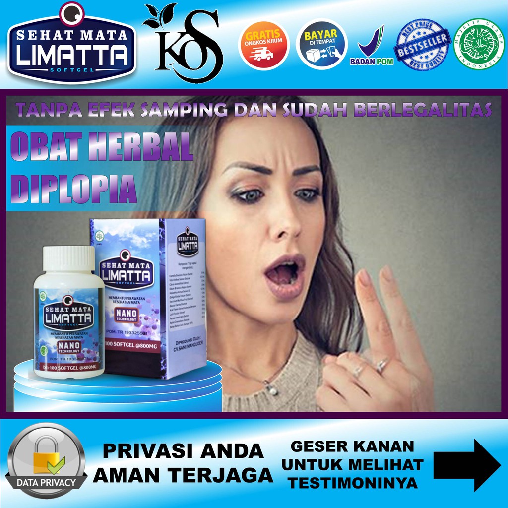 Limatta Walatra Sehat Mata Obat Diplopia Alami Herbal Softgel Kesehatan Mata Obat Pengllihatan Ganda