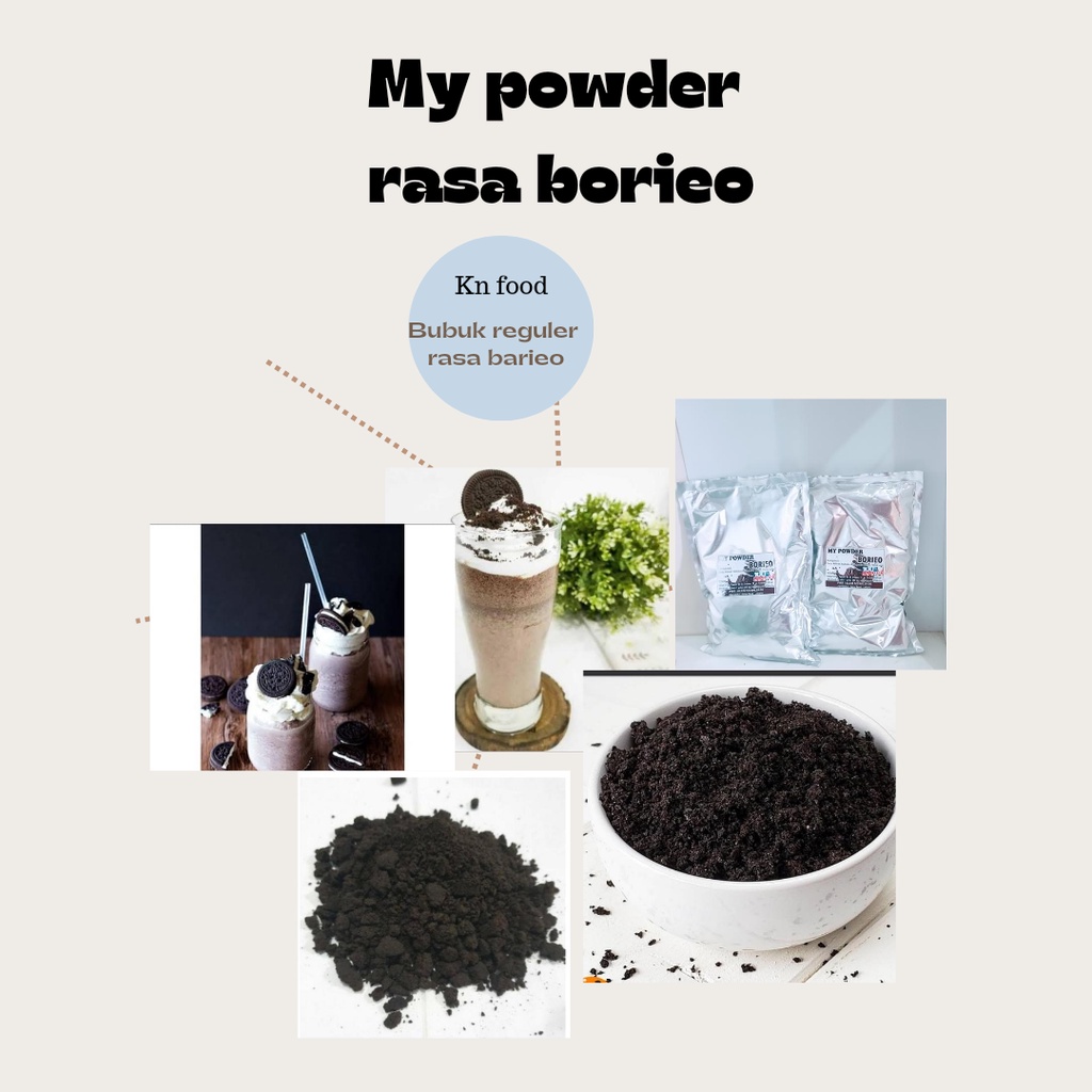 

MY Powder Borieco Reguler 1kg / Bubuk Minuman Rasa Boreo 1kg