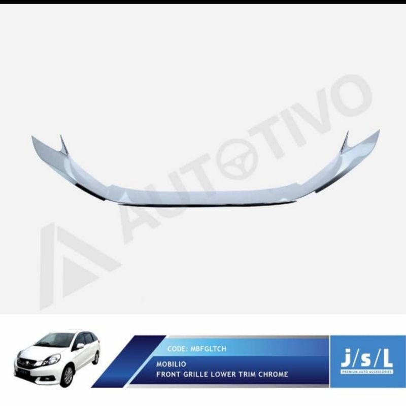 list grill depan chrome Mobilio 2013-2016 jsl