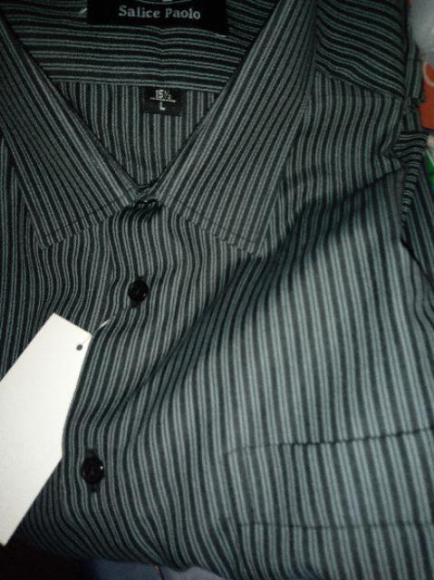 Kemeja Batik Printing Salice Paolo Motif Rantai Lengan Pendek