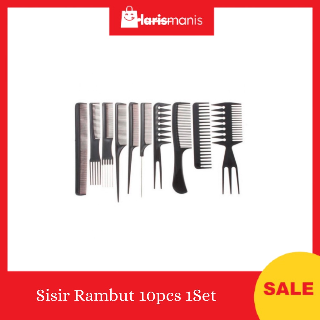 Sisir Rambut 10 Set Wanita Pria anti rontok keset lengkap barber Sisir Rambut Salon Hair Comb Wanita Lengkap Murah Sisir Pemangkas Pangkas Rambut Sisir Potong Rambut Anak Sisir Barbershop Sisir Potong Rambut Salon Sisir Potong Rambut Bayi Sisir Lengkap