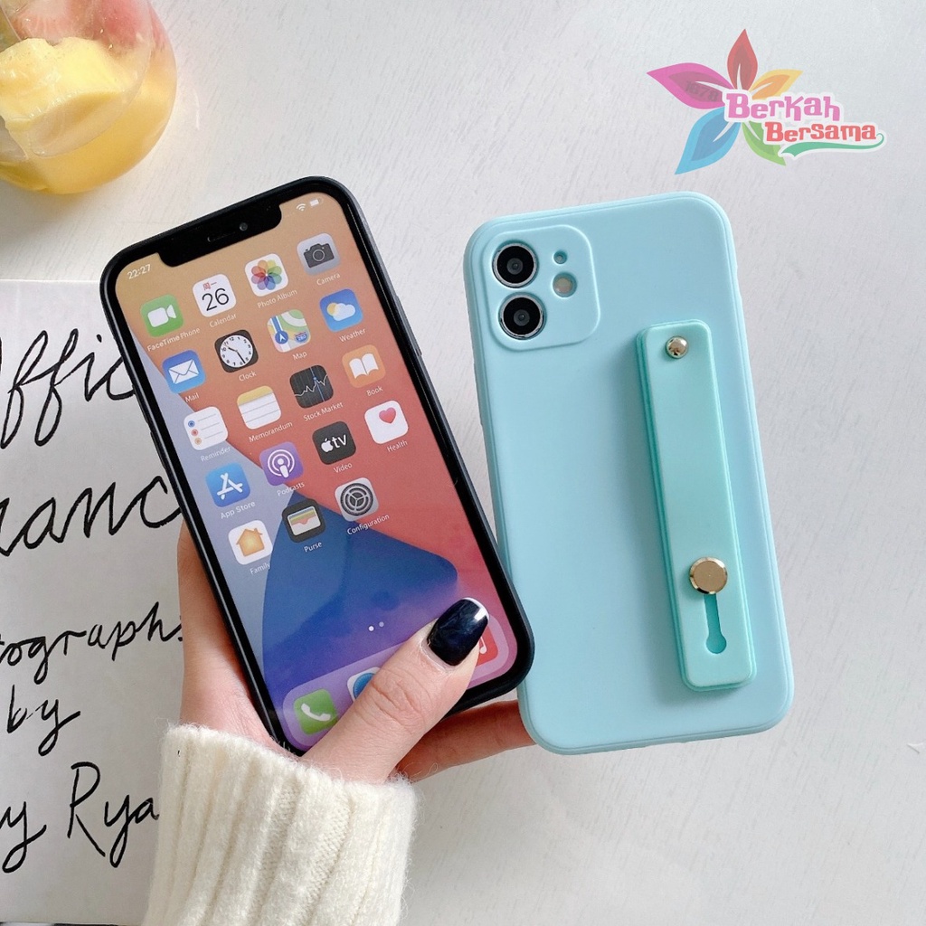 SOFTCASE MACARON HANDSTAND STANDING REALME C1 C2 5 5I C3 PRO 7 7I C17 BB6188