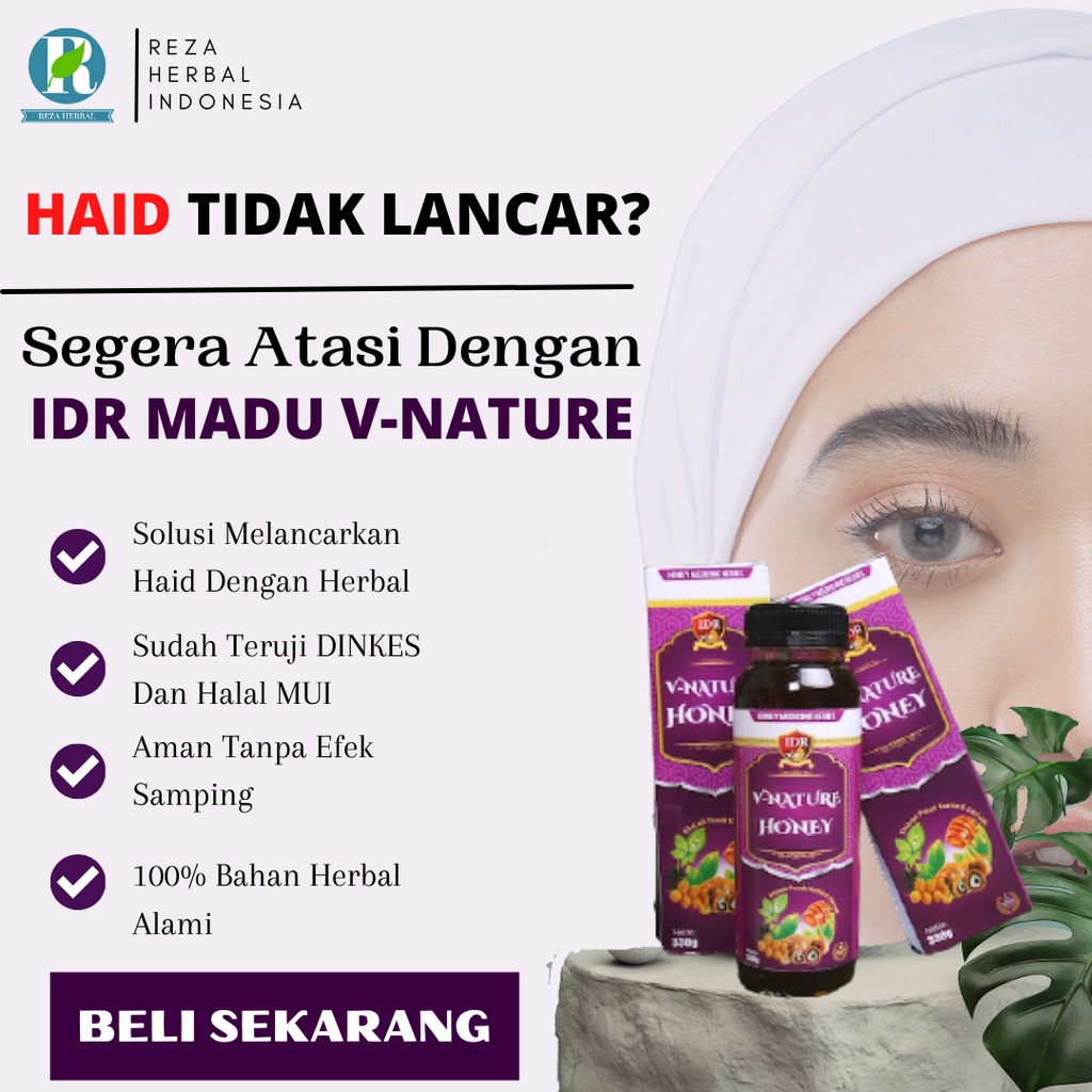 Obat Melancarkan Haid - IDR Madu V-Nature