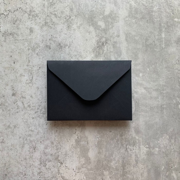 

Premium Envelope/Amplop (A6) Isi 5 - Surat/Vintage/Letter/Baronial - Noir