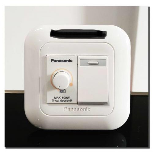Saklar Engkel + Dimmer Peredup Lampu Panasonic
