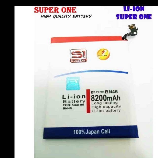 Baterai xiaomi bn46 - xiaomi redmi note 6 - redmi 7 redmi8 note 8 batre