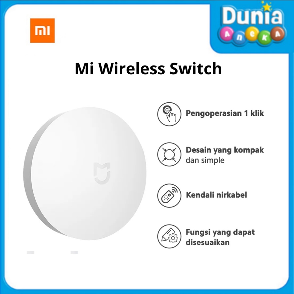 XIAOMI MI WIRELESS SWITCH MENDUKUNG PROTOKOL ZIGBEE