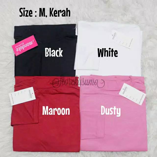 MANSET KAOS bahan Rayon PREMIUM UKURAN L