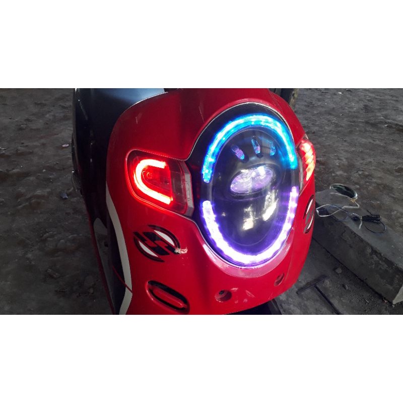Lampu Sein Alis Scoopy FI LED Depan Belakang