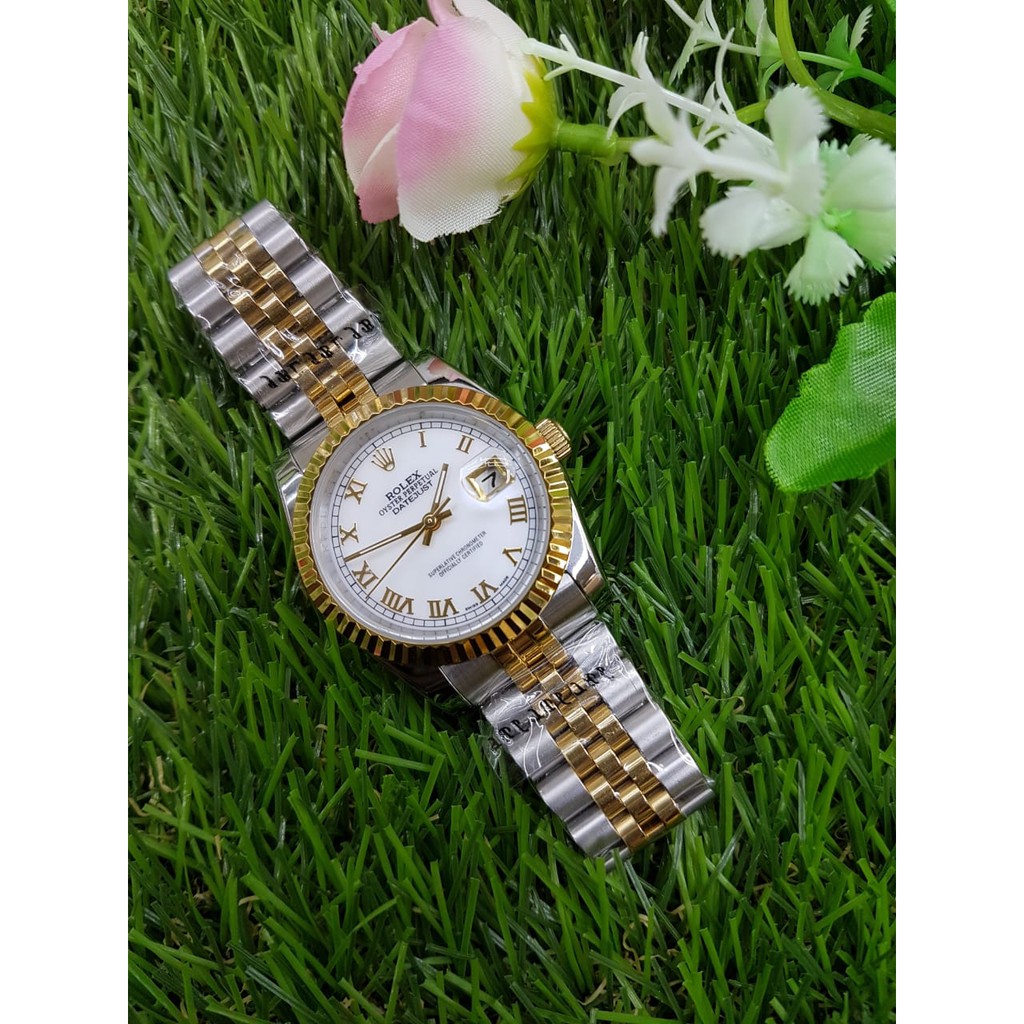 ROLEX DATEJUST 36 MM AUTOMATIC SILVER COMBI GOLD SUPER PREMIUM