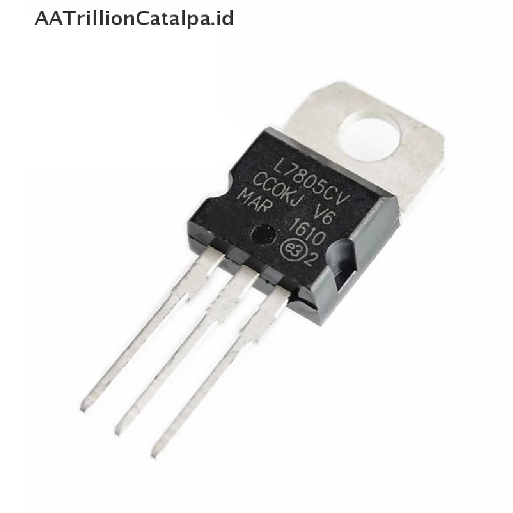 10pcs L7805CV L7805 7805 IC Regulator Tegangan 5V 1.5A TO-220 Untuk make in china