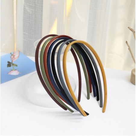 Bando Premium Matte Doff Bandana Polos Warna Dof Headband Korea Kekinian Promo Cod