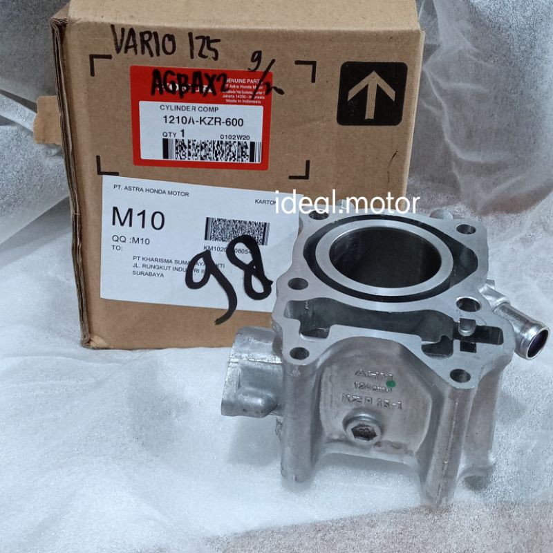 Cylinder block blok boring Vario 125 original AHM 12100 / 1210A KZR 600