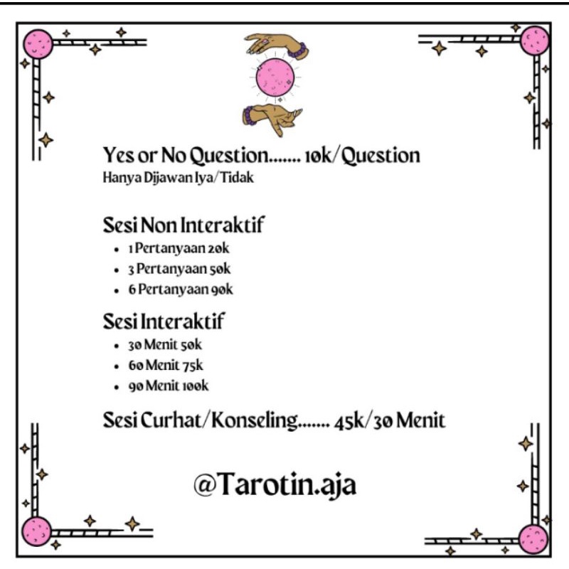 Jasa Konsultasi Tarot Termurah | Ramalan Tarot | Kartu Tarot | Ramalan Zodiak