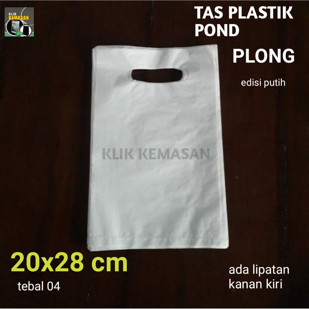 

TAS PLASTIK PUTIH 20X28CM PLONG/TAS MALL TAS POND TAS PRODUK PAPERBAG
