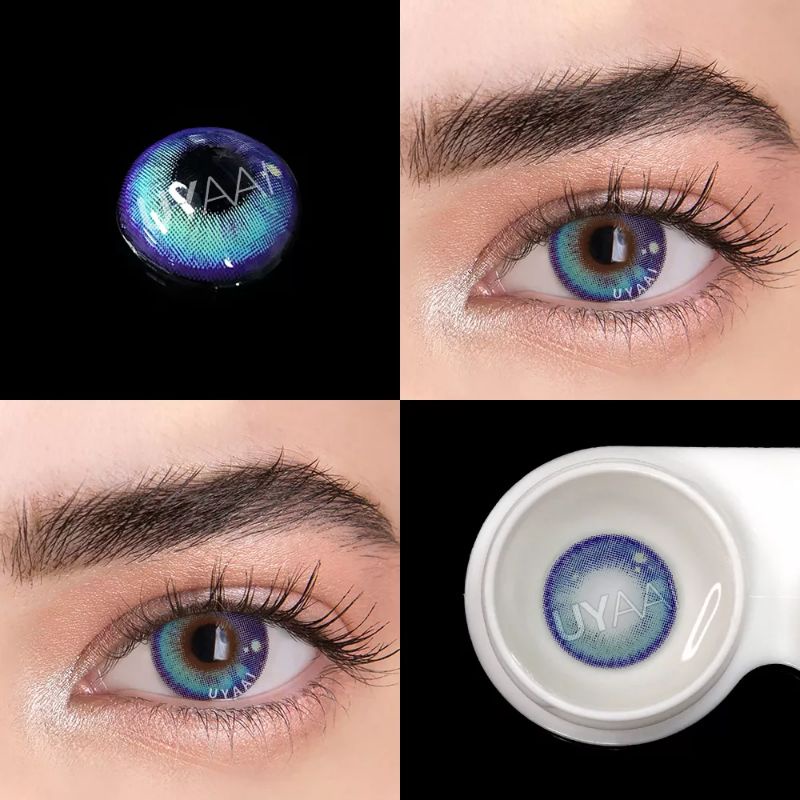 SOFTLENS CARDCAPTOR VIOLET BLUE PURPLE COSPLAY ANIME HALLOWEEN CRAZY LENS