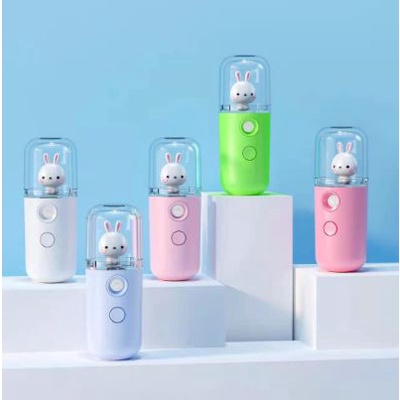 LDS Nano Spray Portable Mini Mist Sprayer Doll Facial Steamer USB Pelembab Perawatan Wajah Boneka