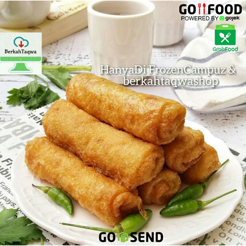 

Lumpia Ayam Lumpia Goreng Isi Ayam Spring Roll Frozen Per Pak / Lumpia Frozen Food