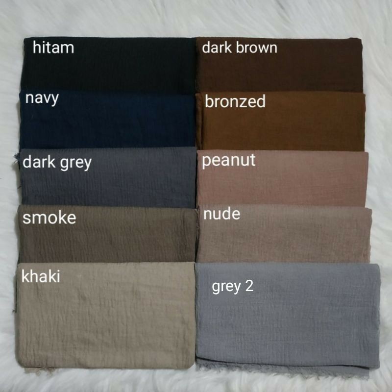 Termurah Pashmina Crinkle Azara / Pashmina Crinkle / Crinkle Azara-Min order 1000 pcs