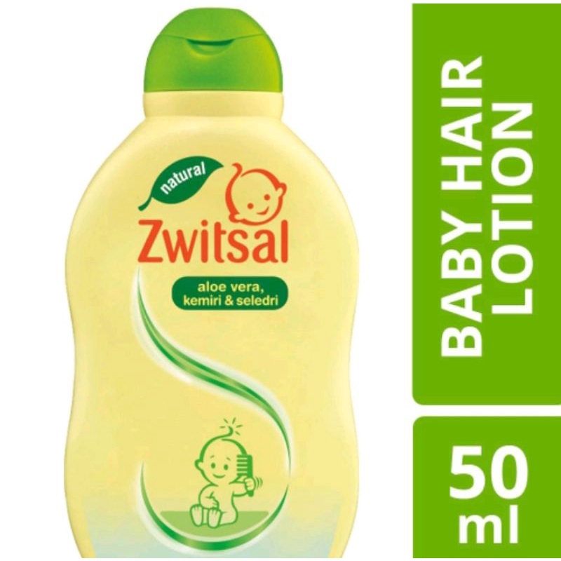 Zwitsal Natural Hair Lotion Aloe Vera, kemiri seledri 100ml