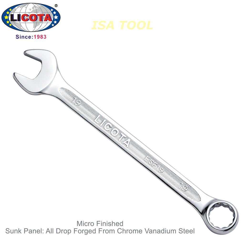 KUNCI RING PAS 34 MM - TEXTURE COMBINATION WRENCH AWTESF34 LICOTA