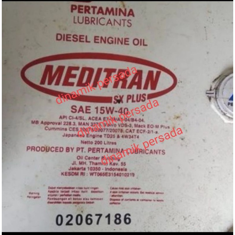 Oli MEDITRAN SX PLUS 15W-40