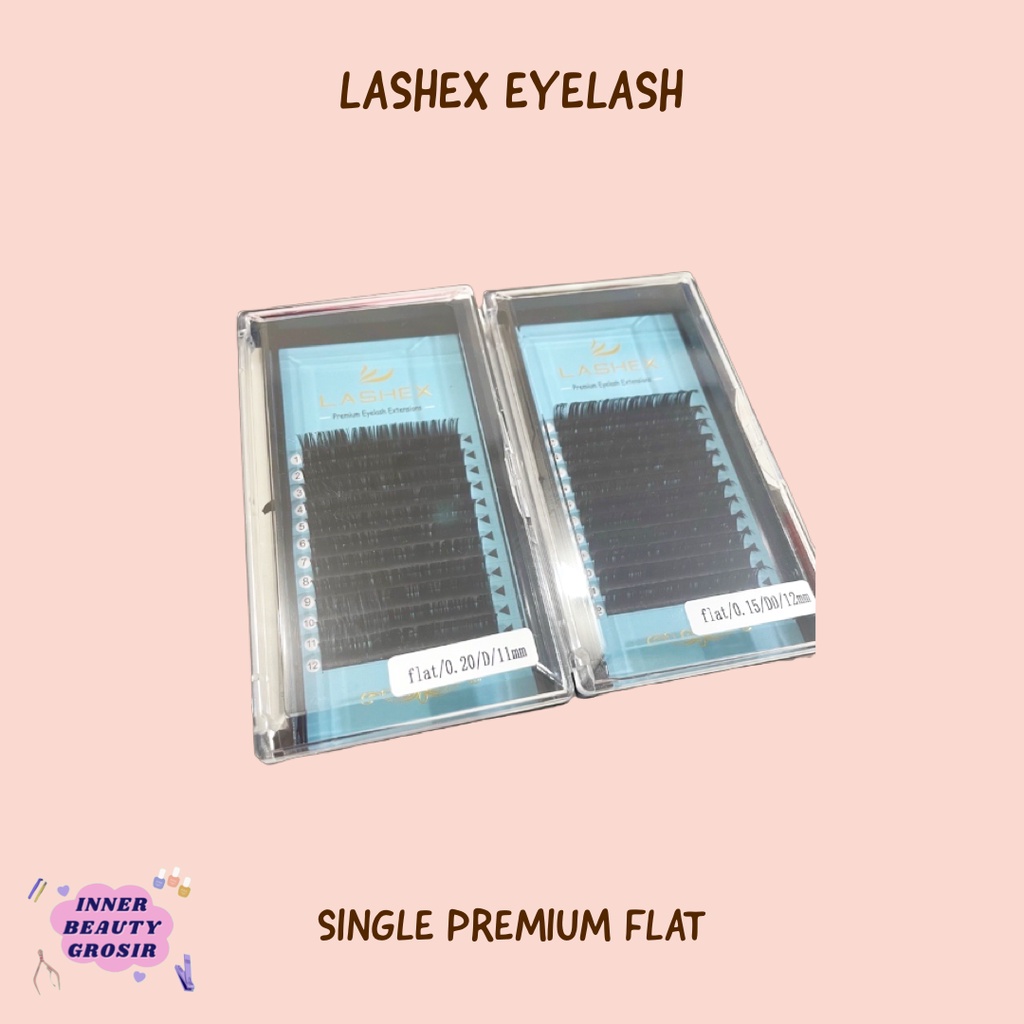 Lashex Single Premium Flat Eyelash / Lashex Size DD