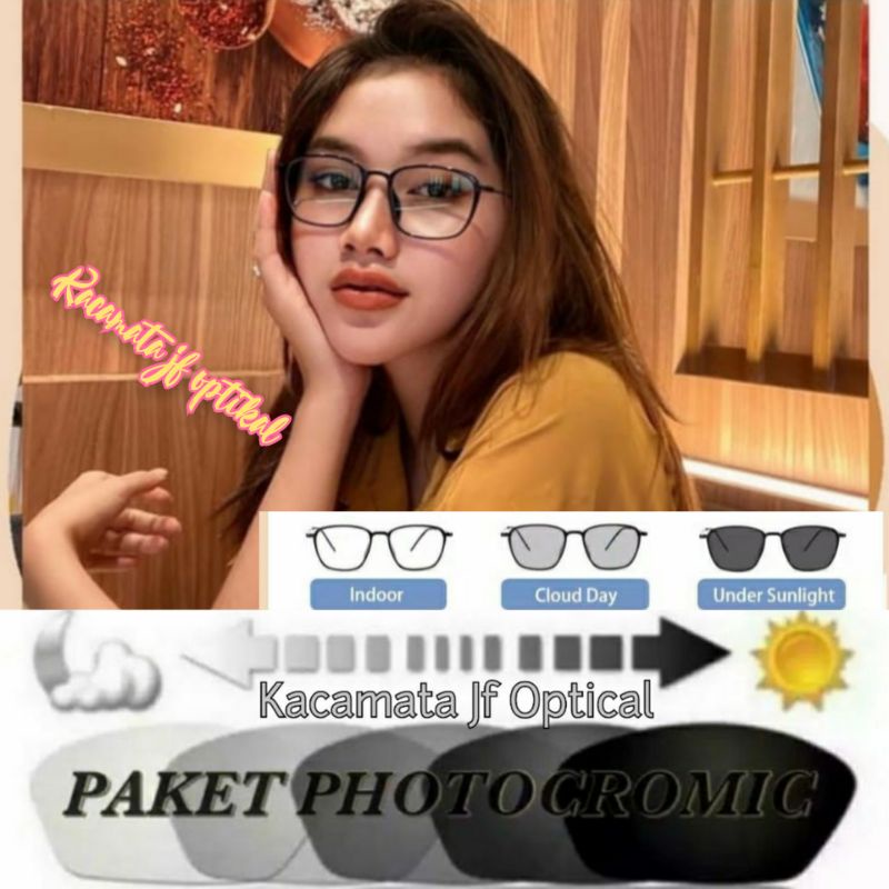 KACAMATA PAKET LENSA PHOTOCHROMIC MINUS ANTIRADIASI SUPERSIN. 2189