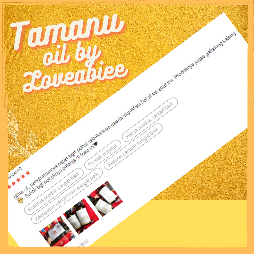 BPOM Buy 1 30ml tamanu oil get 1 free tamanu oil 30ml (60ML)  by loveabiee, pure 100% tamanu oil