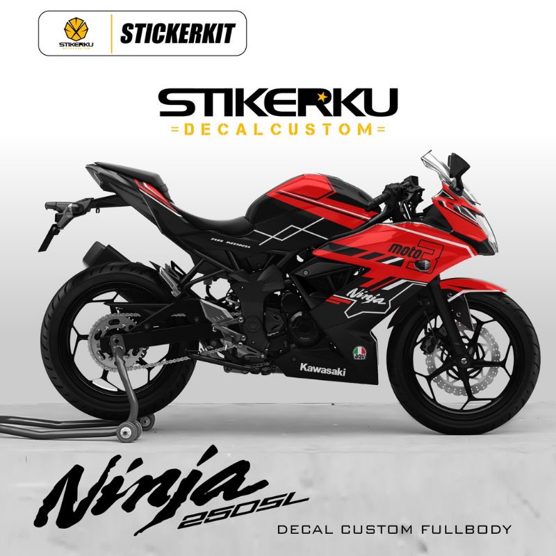 decal motor ninja mono SL / decal ninja Mono SL / sticker motor ninja mono SL