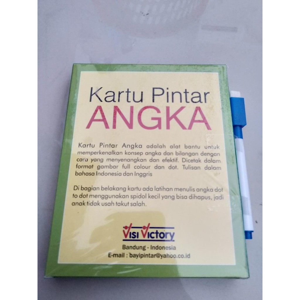 TweedyToys - Flashcard Kartu Pintar Angka Murah